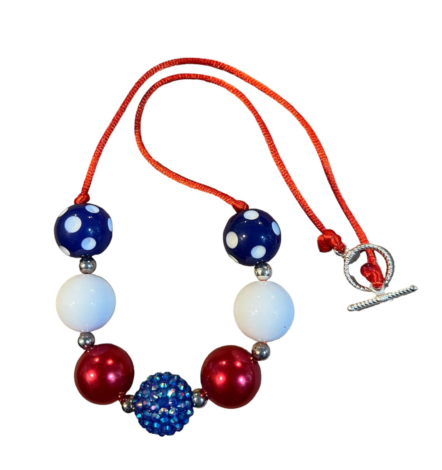 Bubblegum bead necklace